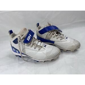 Under Armour Bryce Harper Blue White Baseball Cleats 6Y